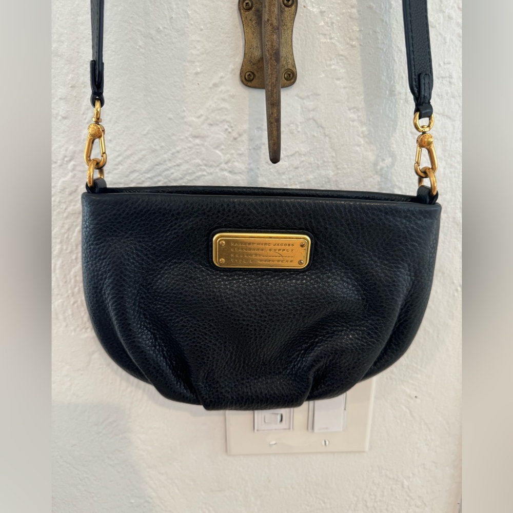 Marc by Marc Jacobs small black leather bag